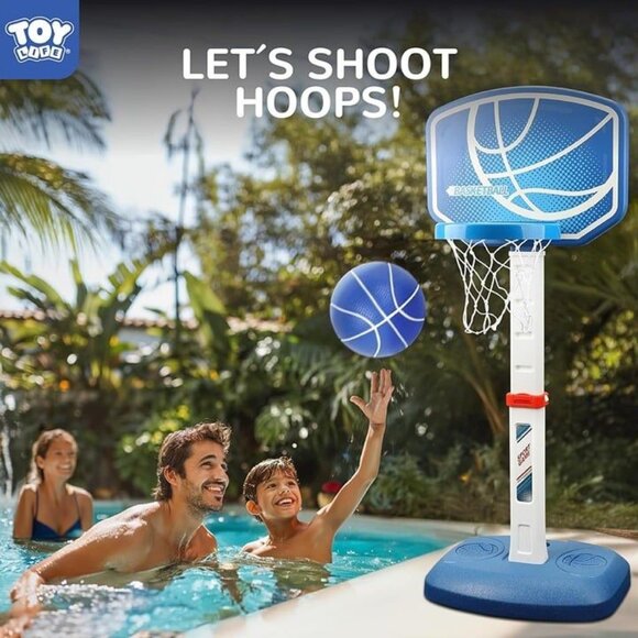 Pool Basketball Hoop for Kids Adults Party Basketballs‎ Included - Picture 4 of 7